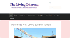 Desktop Screenshot of livingdharma.org