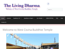Tablet Screenshot of livingdharma.org